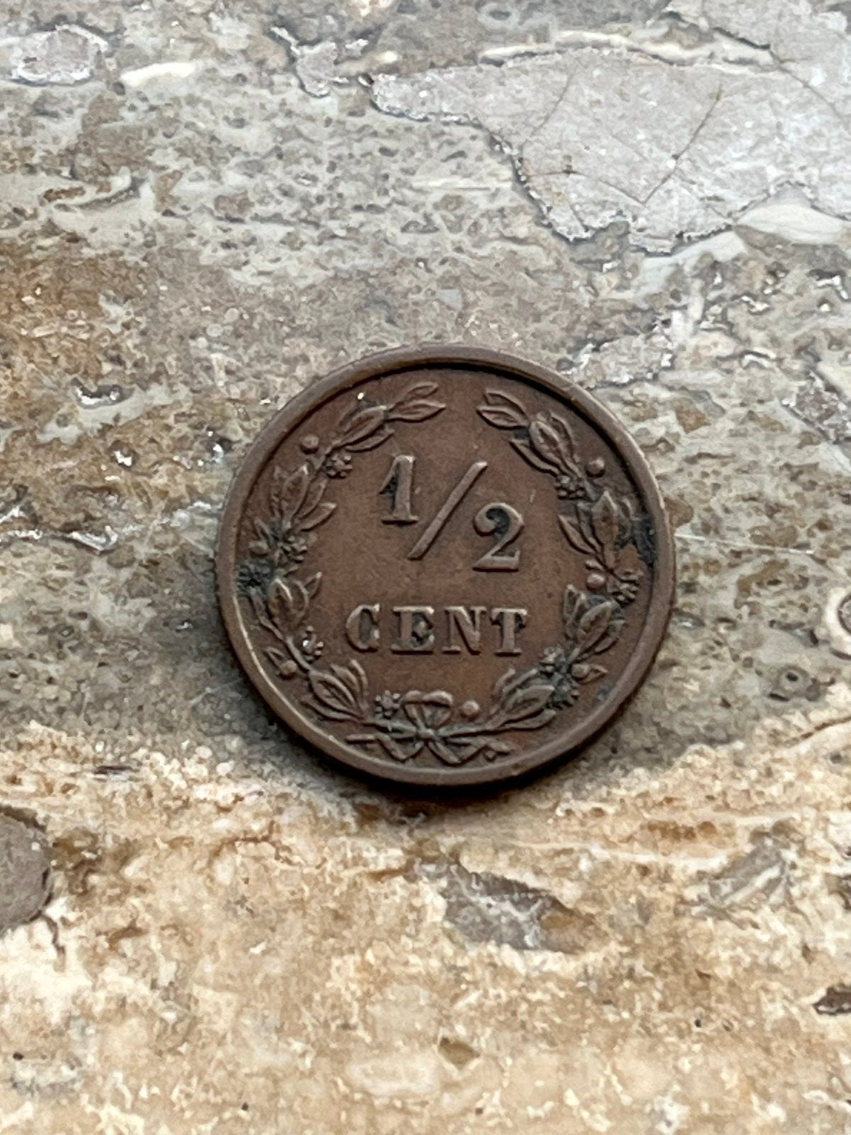 1/2 cent 1900 Wilhelmina , hele mooie kwaliteit, Postzegels en Munten, Munten | Nederland, Ophalen of Verzenden, Koningin Wilhelmina