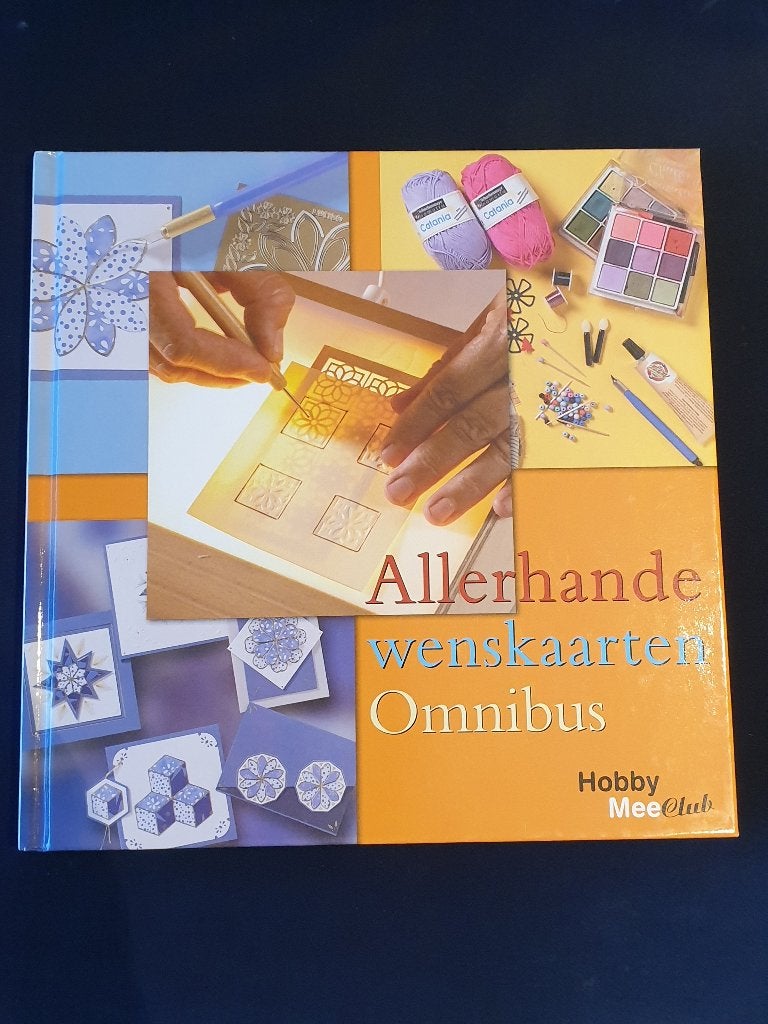 Hobbyboek: Allerhande Wenskaarten Omnibus, Hobby en Vrije tijd, Ophalen of Verzenden, Zo goed als nieuw, Overige thema's, Overige typen