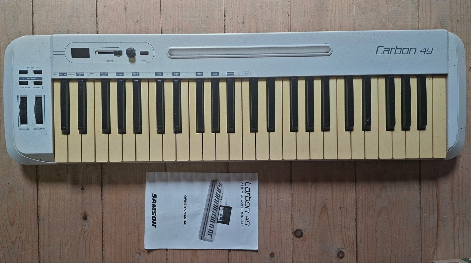 Samson Carbon 49 MIDI Keyboard Controller - Zonder kabels, Gebruikt, Midi-aansluiting, Ophalen of Verzenden, 49 toetsen
