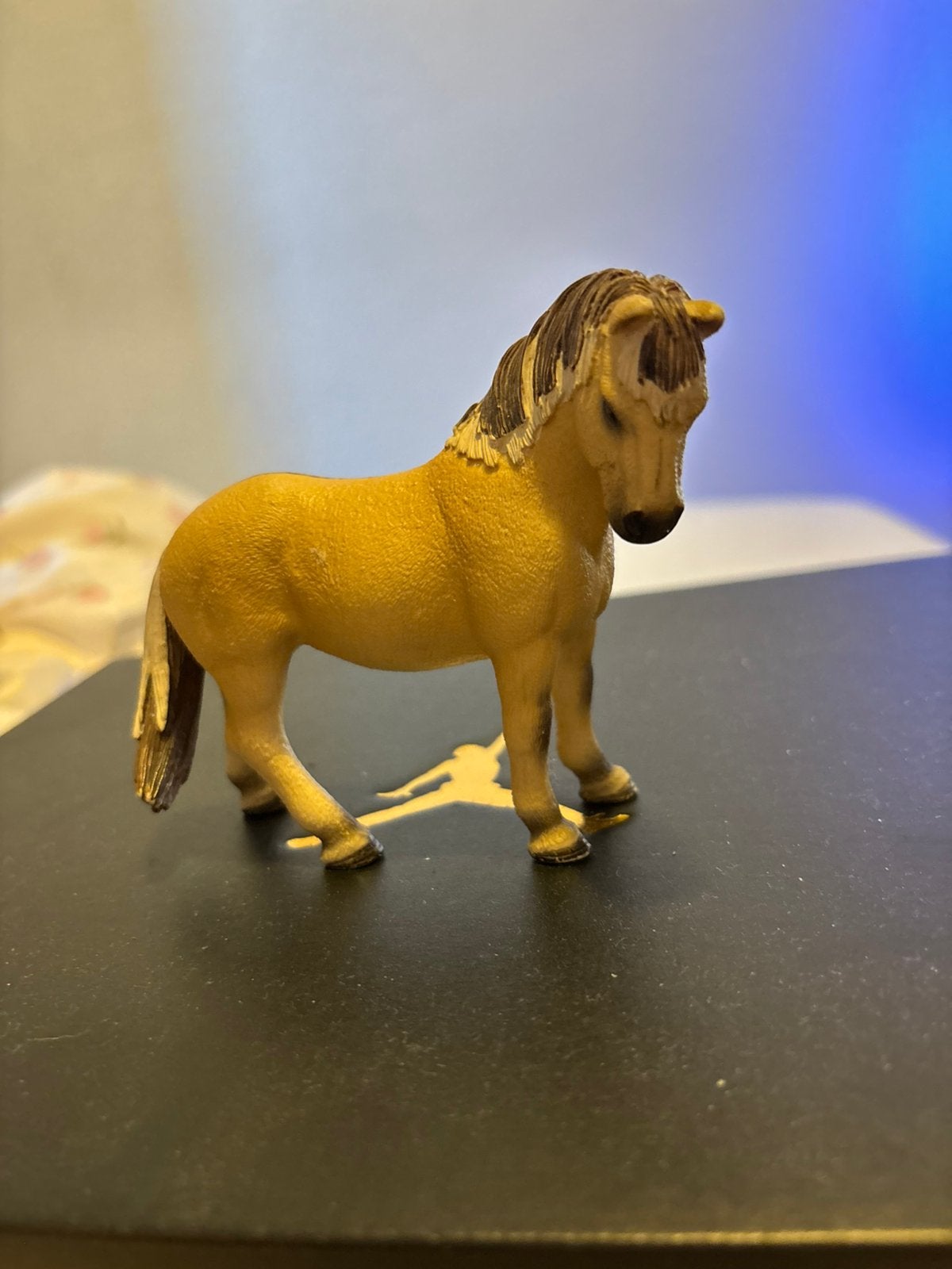Schleich Fjord merrie – goede staat, Ophalen of Verzenden, Zo goed als nieuw, Paard, Beeldje of Figuurtje
