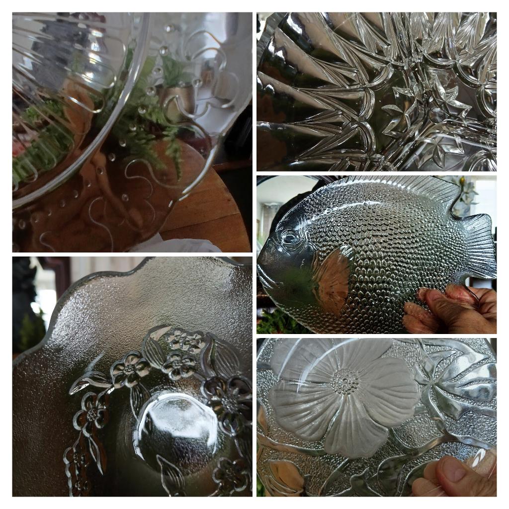 Glazen servies o.a visborden borden koya glas, Antiek en Kunst, Ophalen of Verzenden