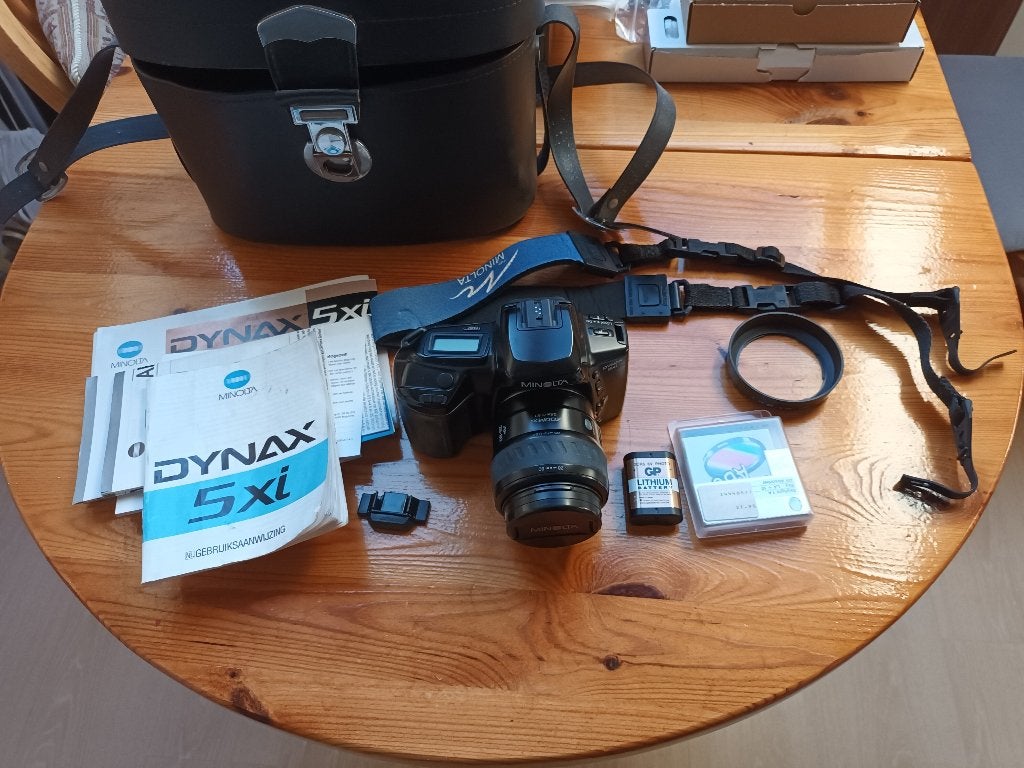 Minolta Dynax 5xi, Ophalen of Verzenden, Zo goed als nieuw, Spiegelreflex, Minolta