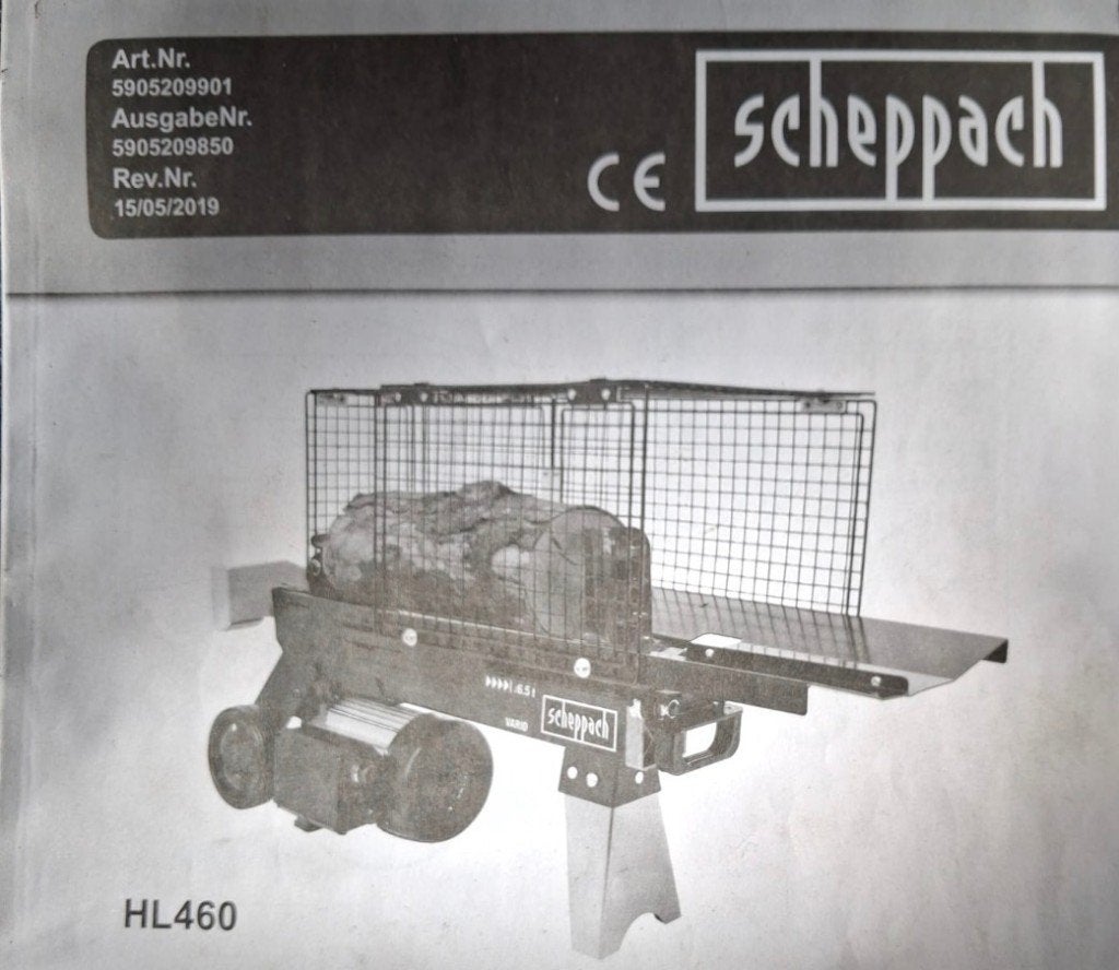 Houtklover, Gebruikt, Liggend, Elektrisch, Ophalen