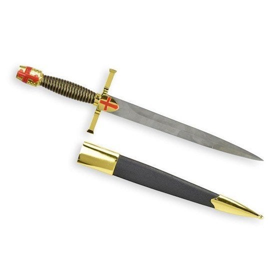 Kruisvaarders kort zwaard/dolk 39 cm, Verzenden, Overige soorten, Zwaard of Sabel