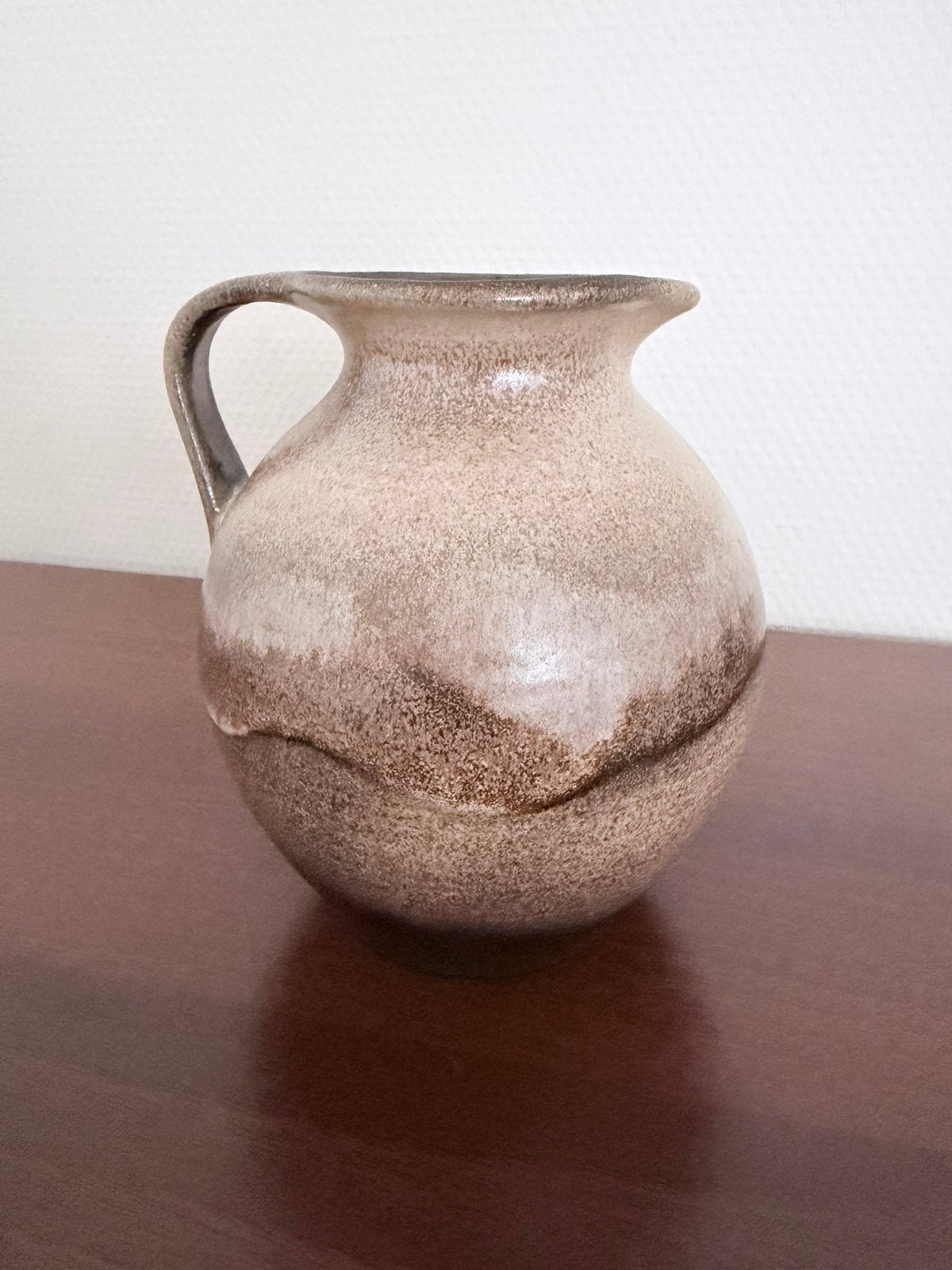 Vintage West Germany vaasje / kan – 15 cm hoog, Antiek en Kunst, Ophalen of Verzenden