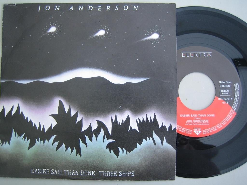 Jon Anderson - Easier said than done, Gebruikt, 7 inch, Single, Ophalen of Verzenden