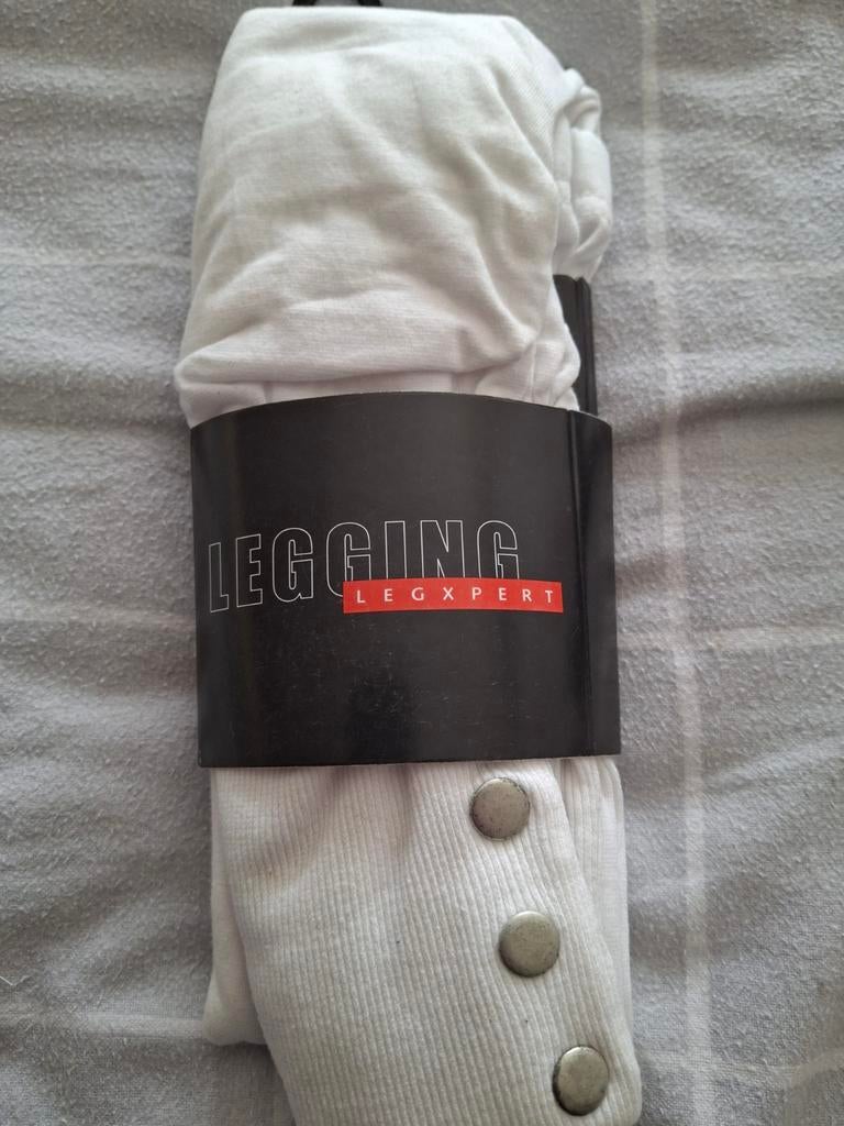 Dames legging , nieuw in de vepakking.L/XL., Wit, Nieuw, Maat 44/46 (L), Jambelle beenmode.