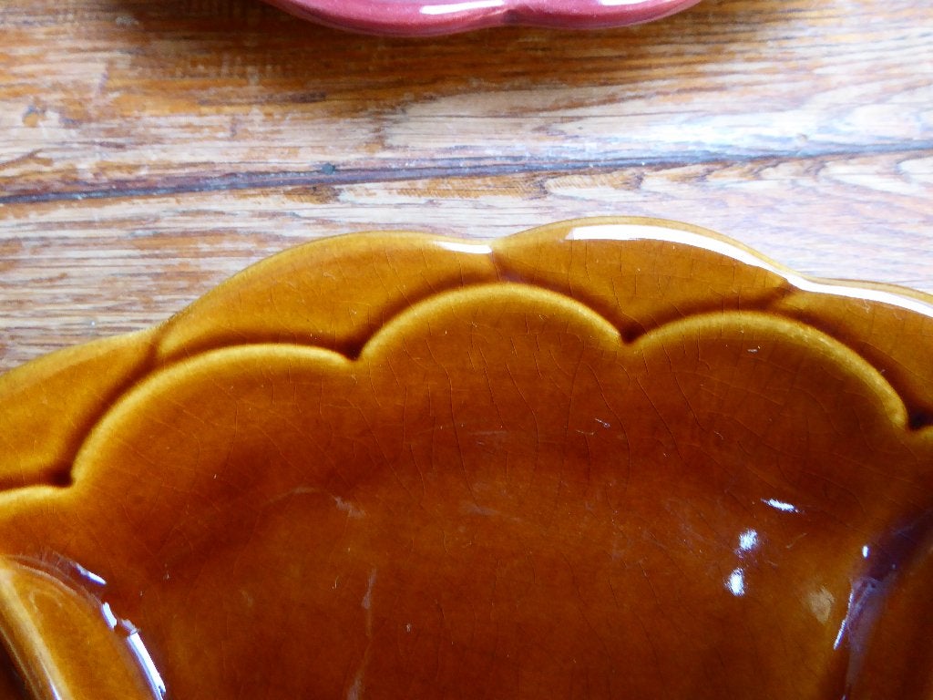 6 vintage keramiek fondue borden, Antiek en Kunst, Ophalen of Verzenden