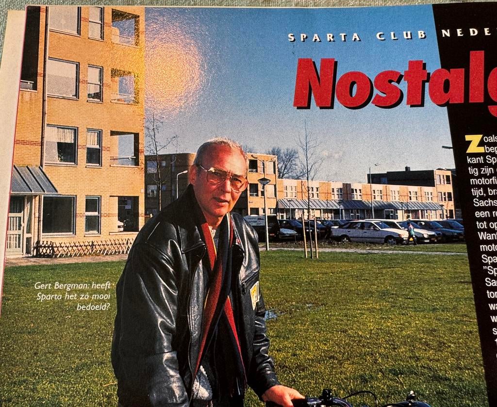 Erslag 1995 Sparta Club Cees Ruijgh Gert Bergman, Verzenden, Zo goed als nieuw, Motoren