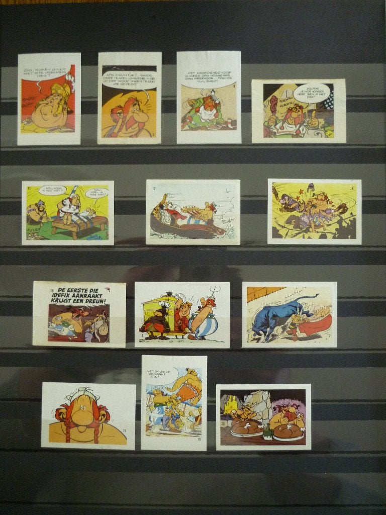 Verzameling luciferplaatjes Asterix & Obelisk, Ophalen of Verzenden, Zo goed als nieuw, Luciferdoosjes of -merken