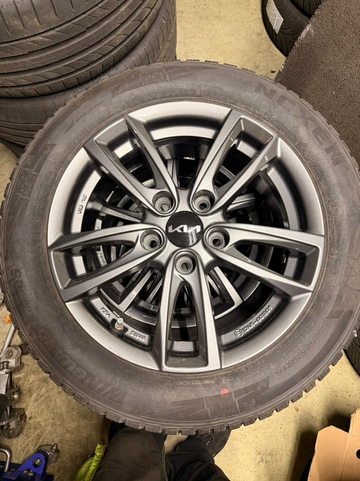 Kia Ceed winter set wielen banden velgen 2022, Gebruikt, 16 inch, Banden en Velgen, Personenwagen