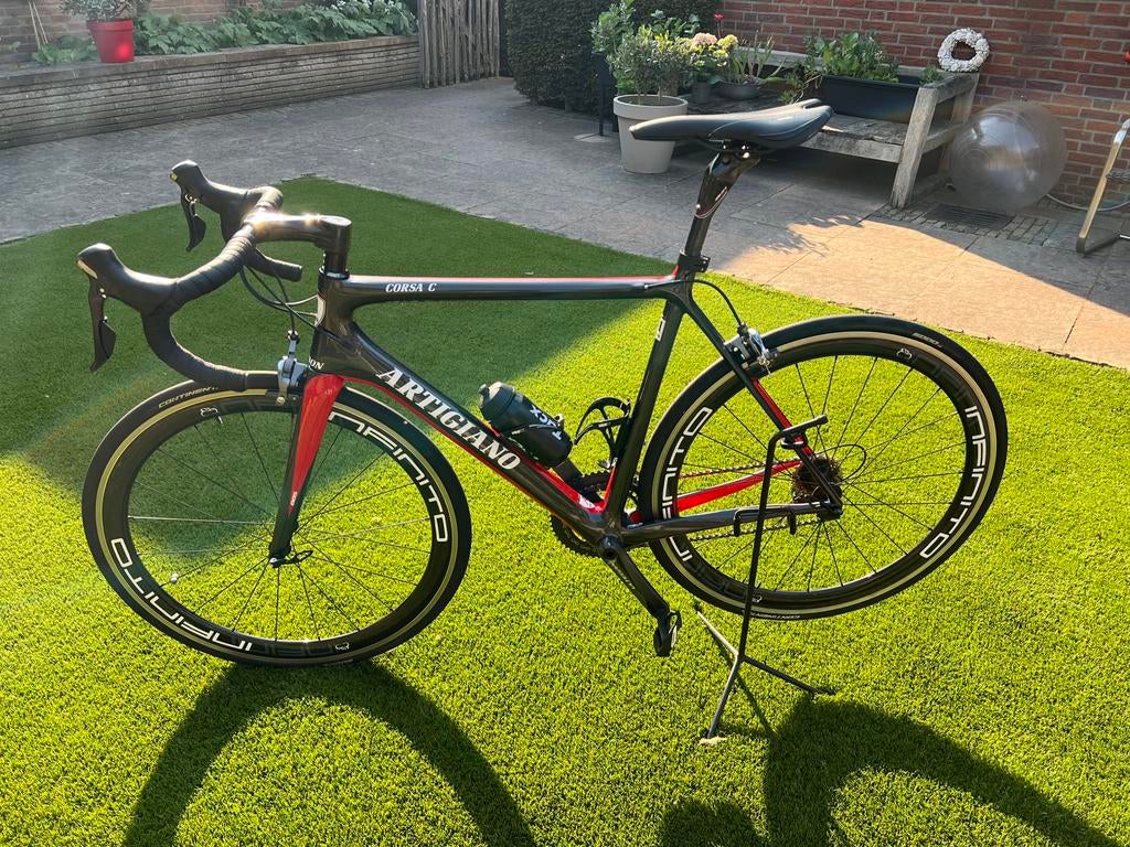 Carbon racefiets merk ARTIGIANO Italiaans, Fietsen en Brommers, Fietsen | Racefietsen, Overige merken, Carbon, Ophalen of Verzenden
