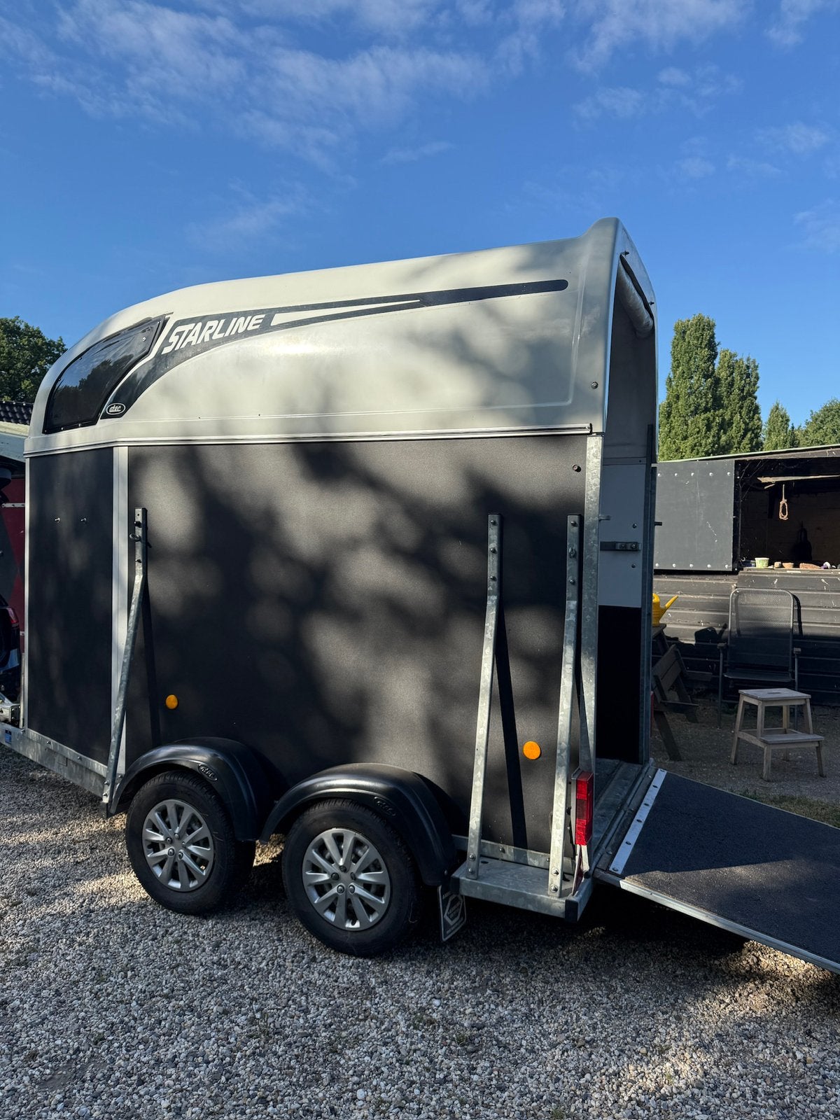 Atec Starline 1,5 paards trailer, Ophalen, Zo goed als nieuw, Hout