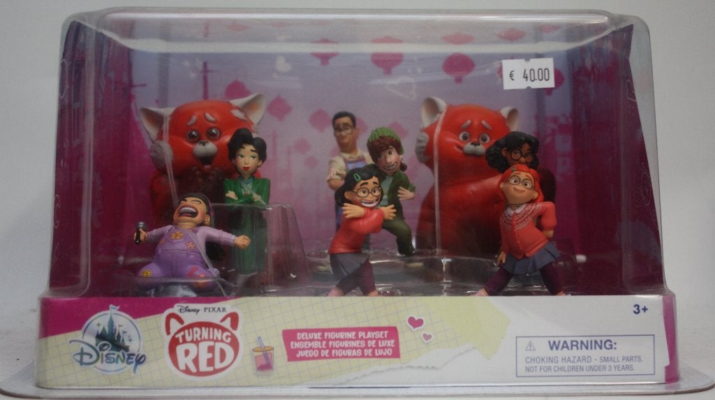 Disney's Turning Red PVC set, nieuw, Verzamelen, Disney, Disney, Disney, Disney, Beeldje of Figuurtje