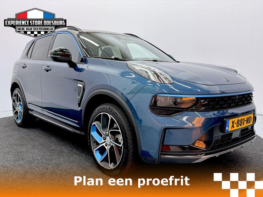 Lynk en Co 01 1.5 MY23 – Jonge, blauwe SUV met premium uit, Auto's, Lynk & Co, Bedrijf, Te koop, 360° camera, ABS, Achteruitrijcamera
