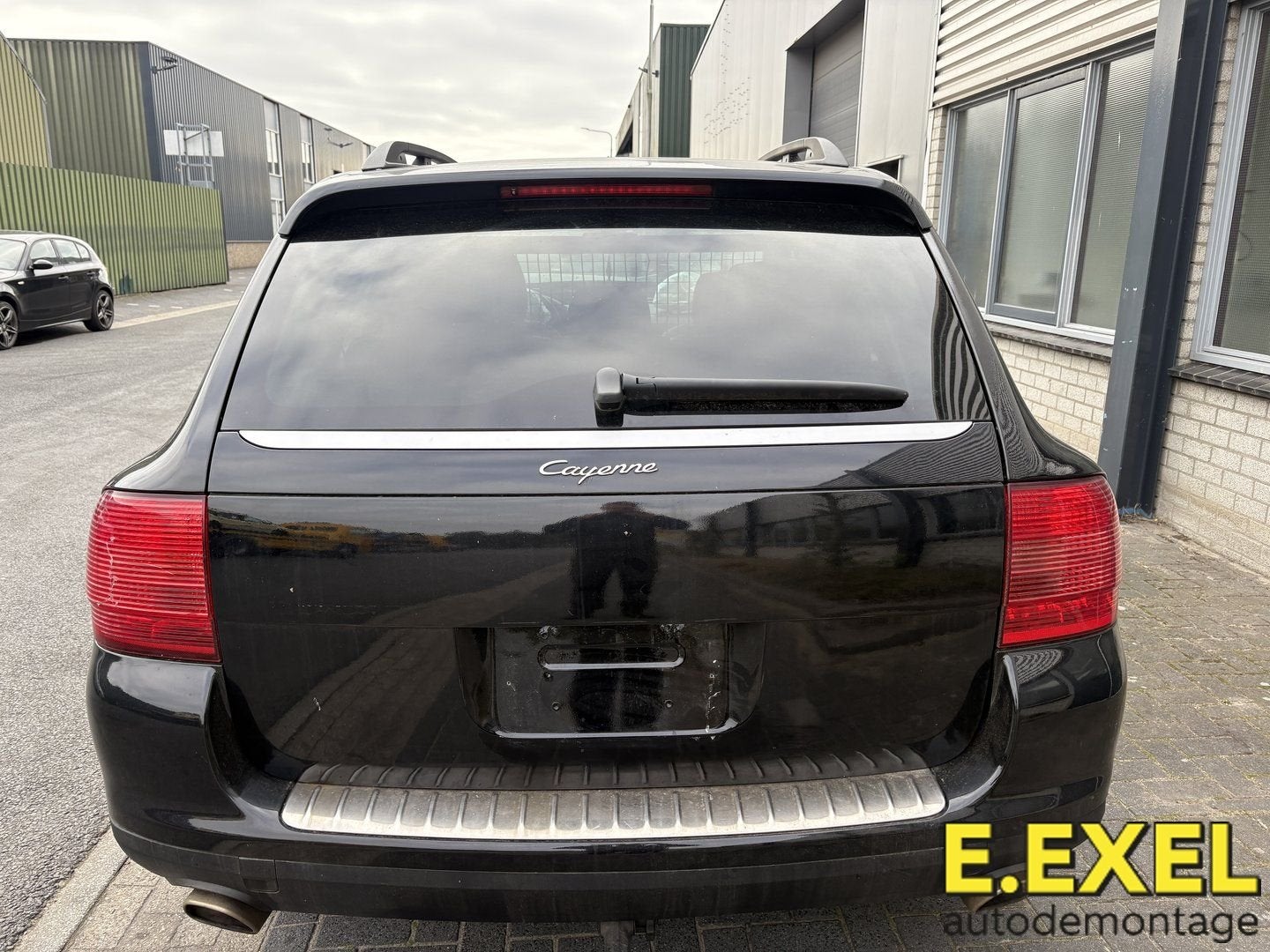 Achterklep Porsche Cayenne 9PA 2002-2007 Zwart, Auto-onderdelen, Gebruikt, Porsche, Ophalen of Verzenden, Achter