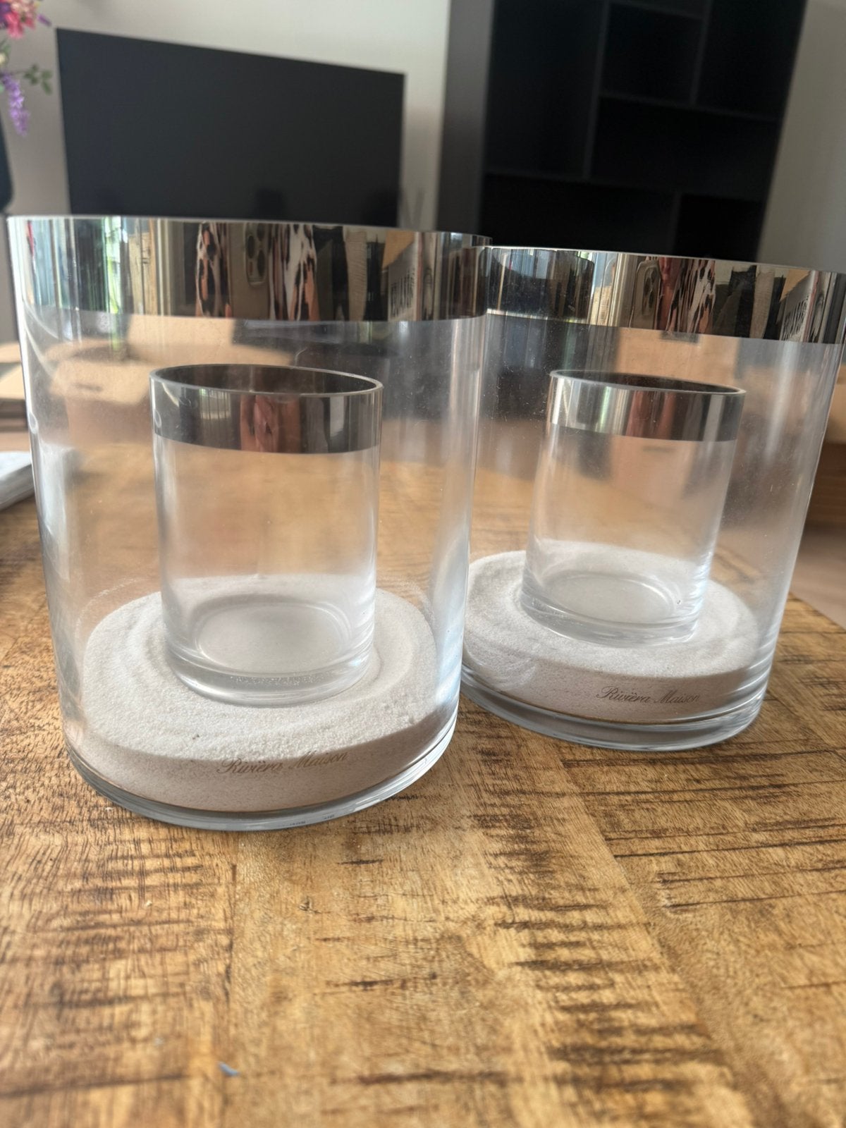 Riviéra Maison Windlichten / set van 2, Ophalen, Zo goed als nieuw