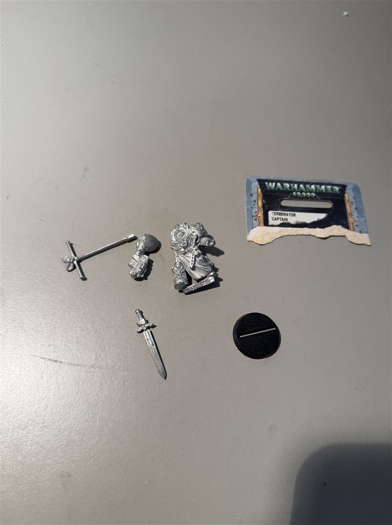 Warhammer 40k Space Marines Terminator Captain Rogue Trader, Ophalen of Verzenden, Gebruikt, Warhammer