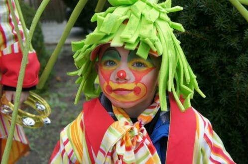 loopgroep, kinderpakken, kleur, gestreept, carnaval, Ophalen of Verzenden, Gedragen, Maat 34 (XS) of kleiner, Carnaval