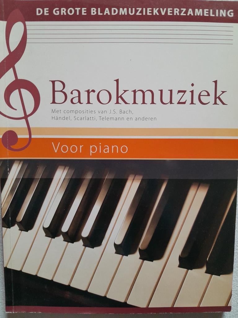 Barokmuziek voor piano, Muziek en Instrumenten, Klassiek, Ophalen of Verzenden, Zo goed als nieuw, Artiest of Componist