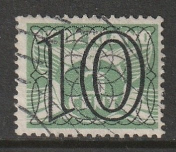 Nederland 1940 359 Guilloche 10c, Gest, Postzegels en Munten, Postzegels | Nederland, Ophalen of Verzenden, T/m 1940, Gestempeld