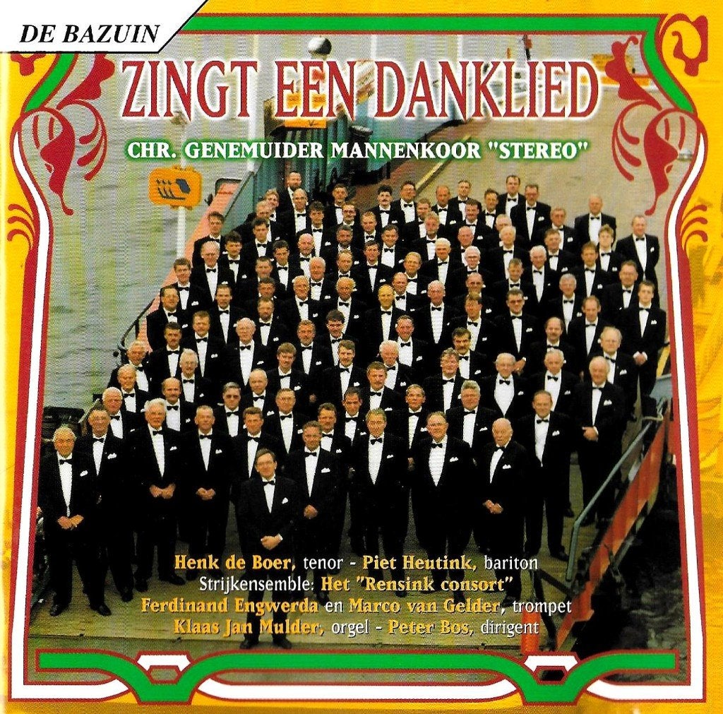 CHR.GENEMUIDER MANK. 'STEREO' - ZINGT EEN DANKLIED., Cd's en Dvd's, Cd's | Religie en Gospel, Verzenden, Zo goed als nieuw, Geestelijke liederen