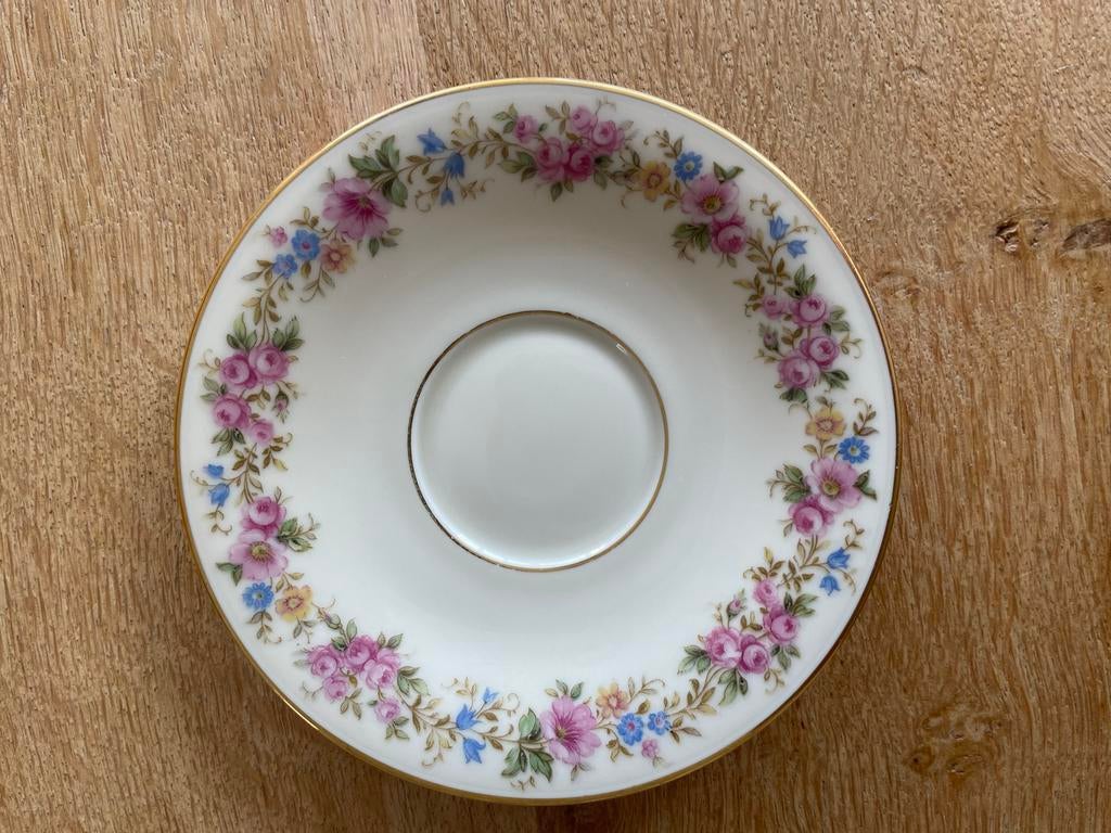 Tirschenreuth Bavaria schoteltje met bloemmotief, Antiek en Kunst, Ophalen