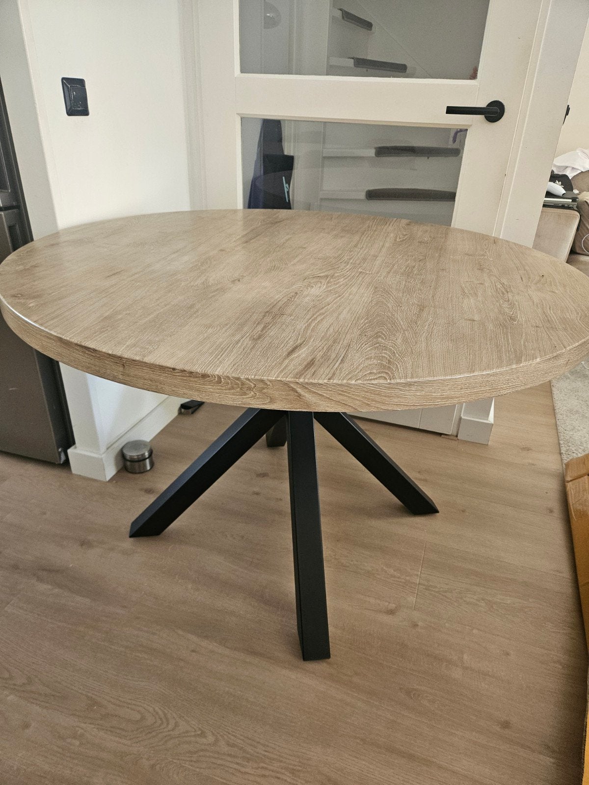 Ronde eettafel 1.20, Gebruikt, Rond, Ophalen of Verzenden, Vier personen
