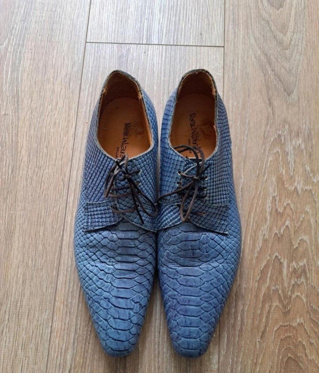 Reinhard Frans.  Fantastische schoenen maat 42 als nieuw., Blauw, Ophalen of Verzenden, Zo goed als nieuw, Reinhard Frans