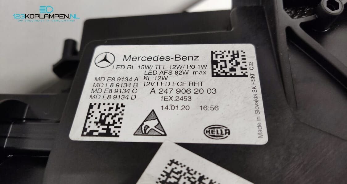 Mercedes B Klasse W247 Multibeam Led koplamp rechts, Gebruikt, -, Ophalen of Verzenden, -