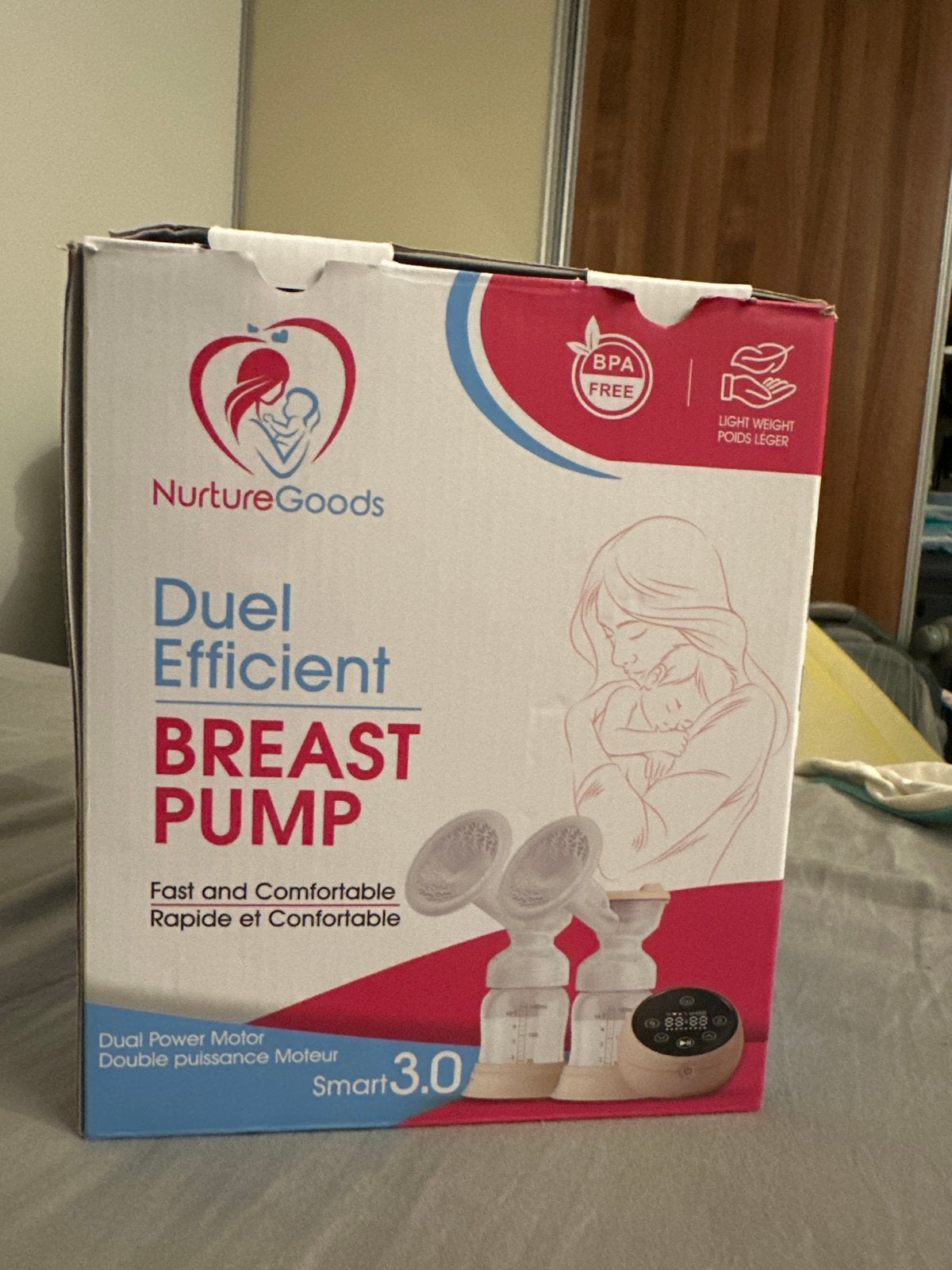 NurtureGoods Dubbele Efficiënte Borstkolf Smart 3.0, Overige merken, Nieuw, Borstkolf, Ophalen of Verzenden