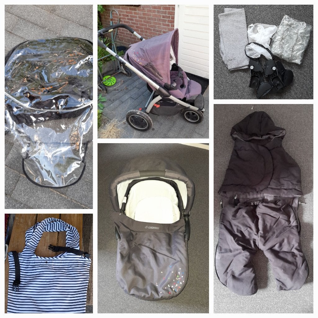 Maxi Cosi kinderwagen Mura Plus 3, Ophalen, Gebruikt, Verstelbare duwstang, Combiwagen