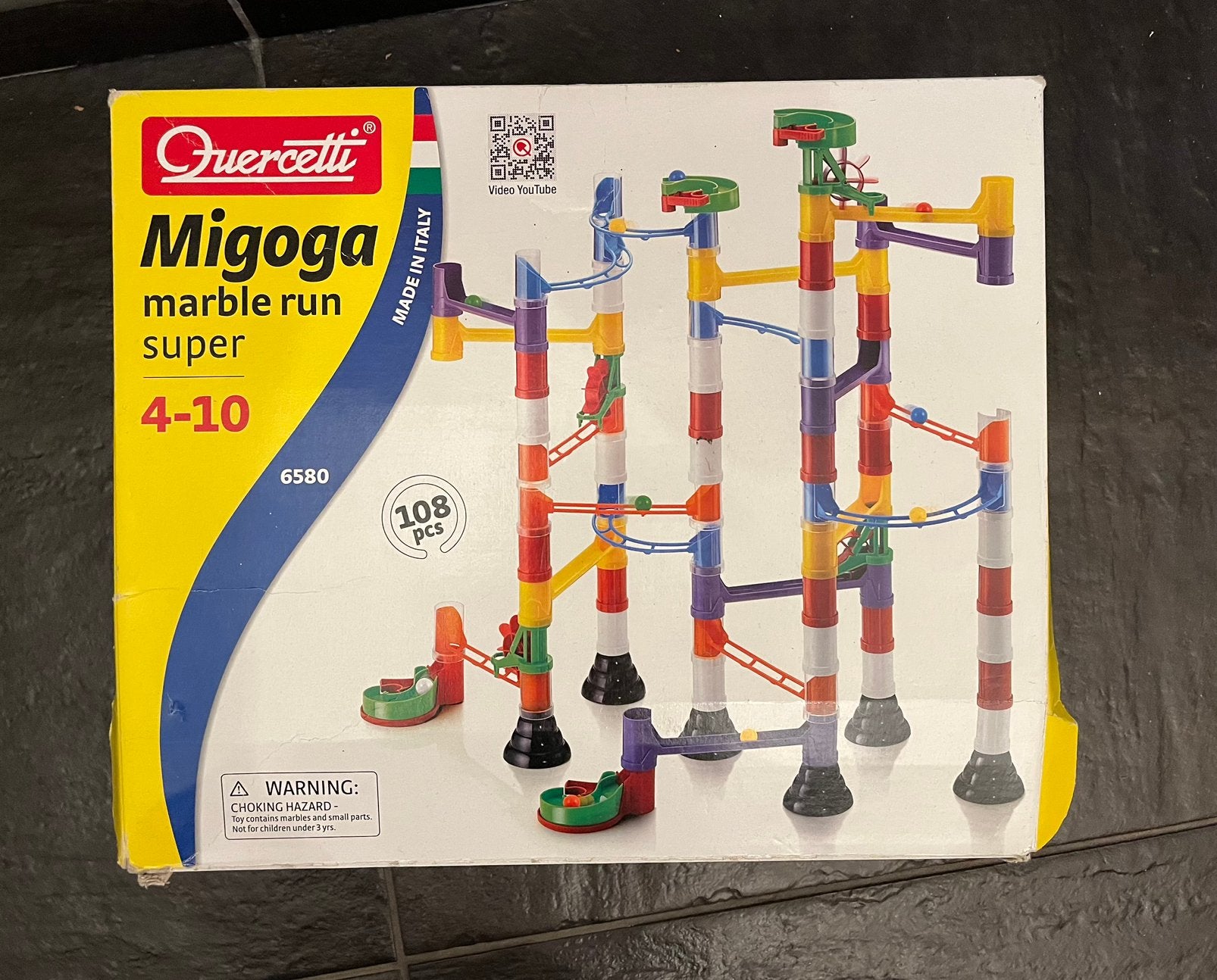 Knikkerbaan Quercetti Migoga marble run super, Ophalen of Verzenden, Gebruikt, Bouwen