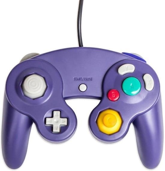 GameCube Controller - Paars & Zwart (Nieuw), Spelcomputers en Games, Ophalen of Verzenden, Nieuw, Gamecube, Overige controllers