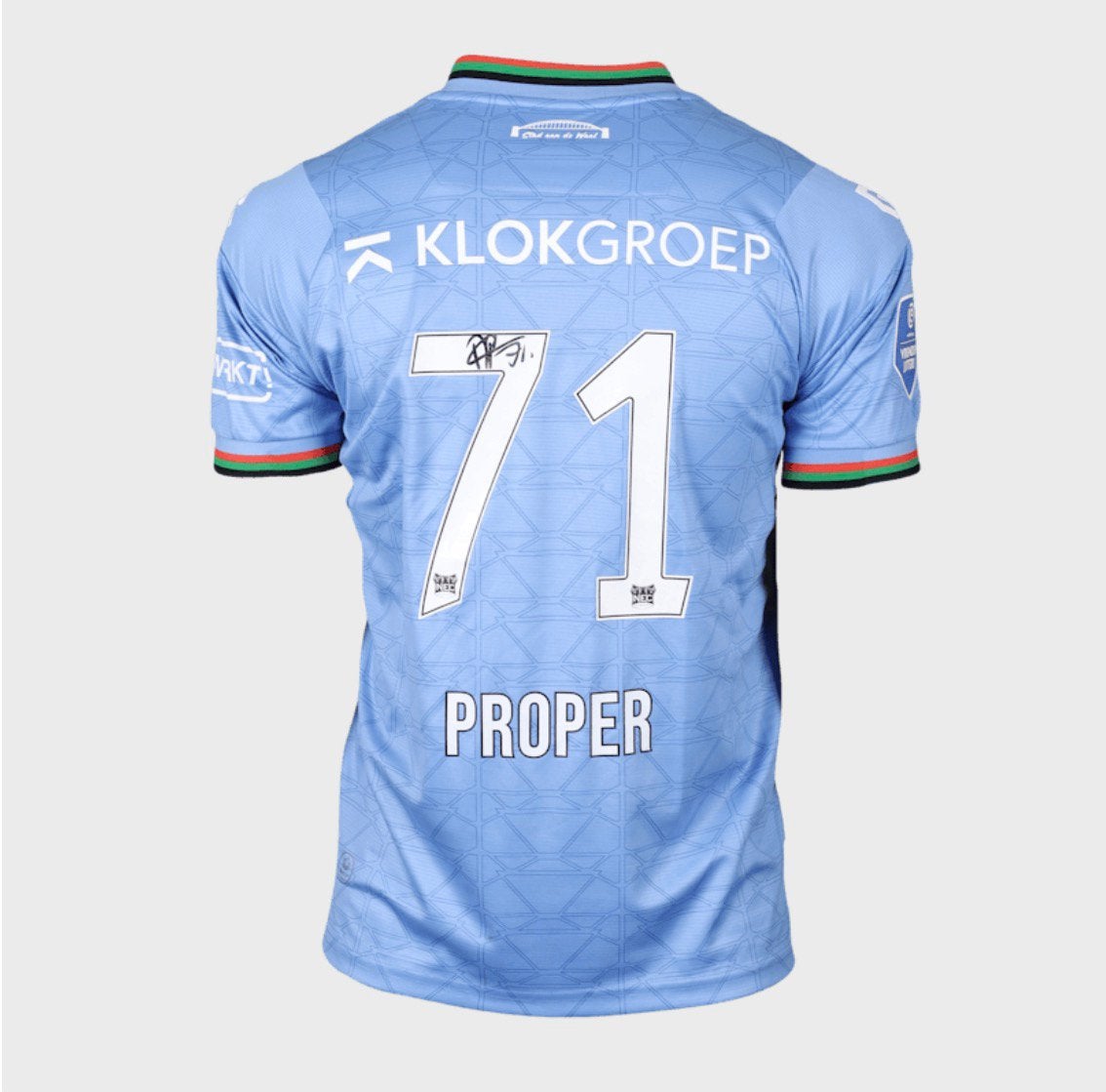 Matchworn shirt dirk proper (NEC), Maat M, Ophalen of Verzenden, Zo goed als nieuw, Shirt