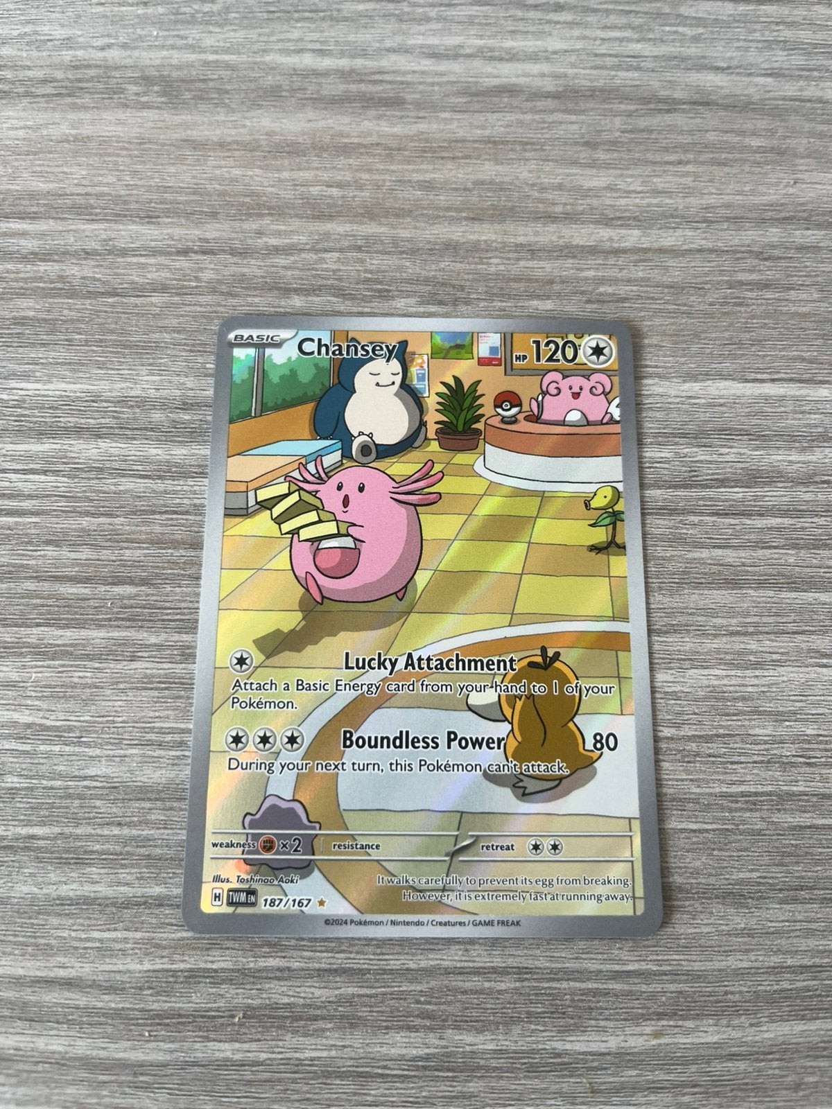 Chansey 187/167, Ophalen, Zo goed als nieuw