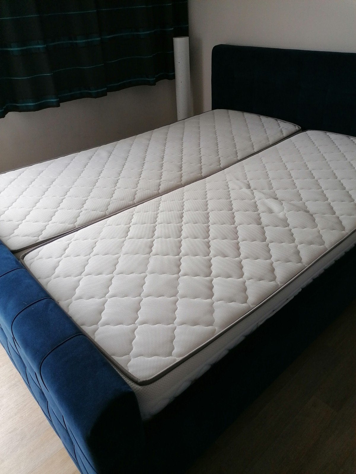 2x Platinum Pocket Deluxe Visco matrassen 80x200, Ophalen, Gebruikt, Eenpersoons, 80 cm