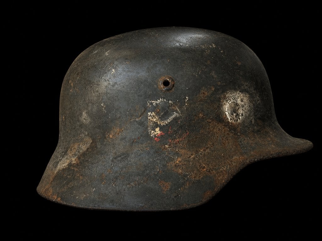 Duitse helm 35 WO2, Ophalen of Verzenden, Duitsland, Helm of Baret