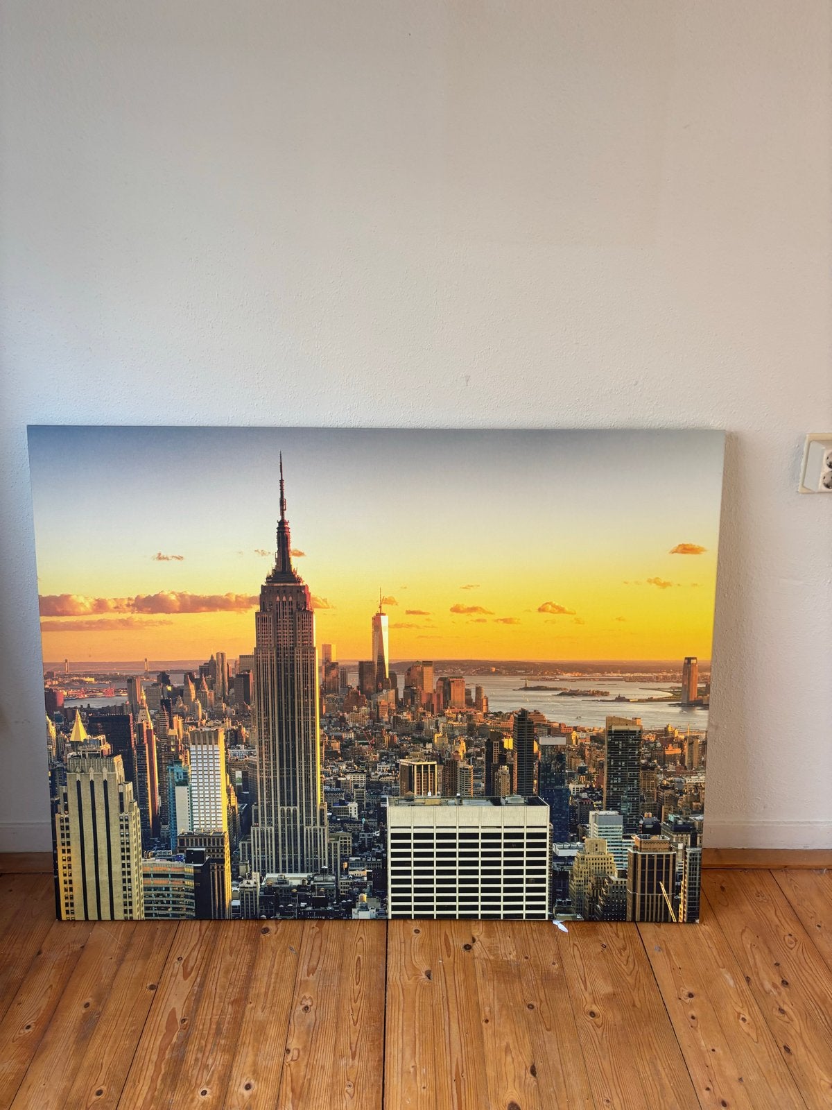 New York City Canvas - Zonsondergang, Ophalen, Gebruikt, Print, 100 tot 125 cm