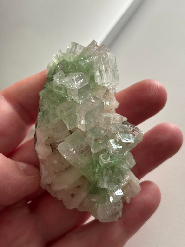 Apophylliet India, Verzamelen, Ophalen of Verzenden, Mineraal