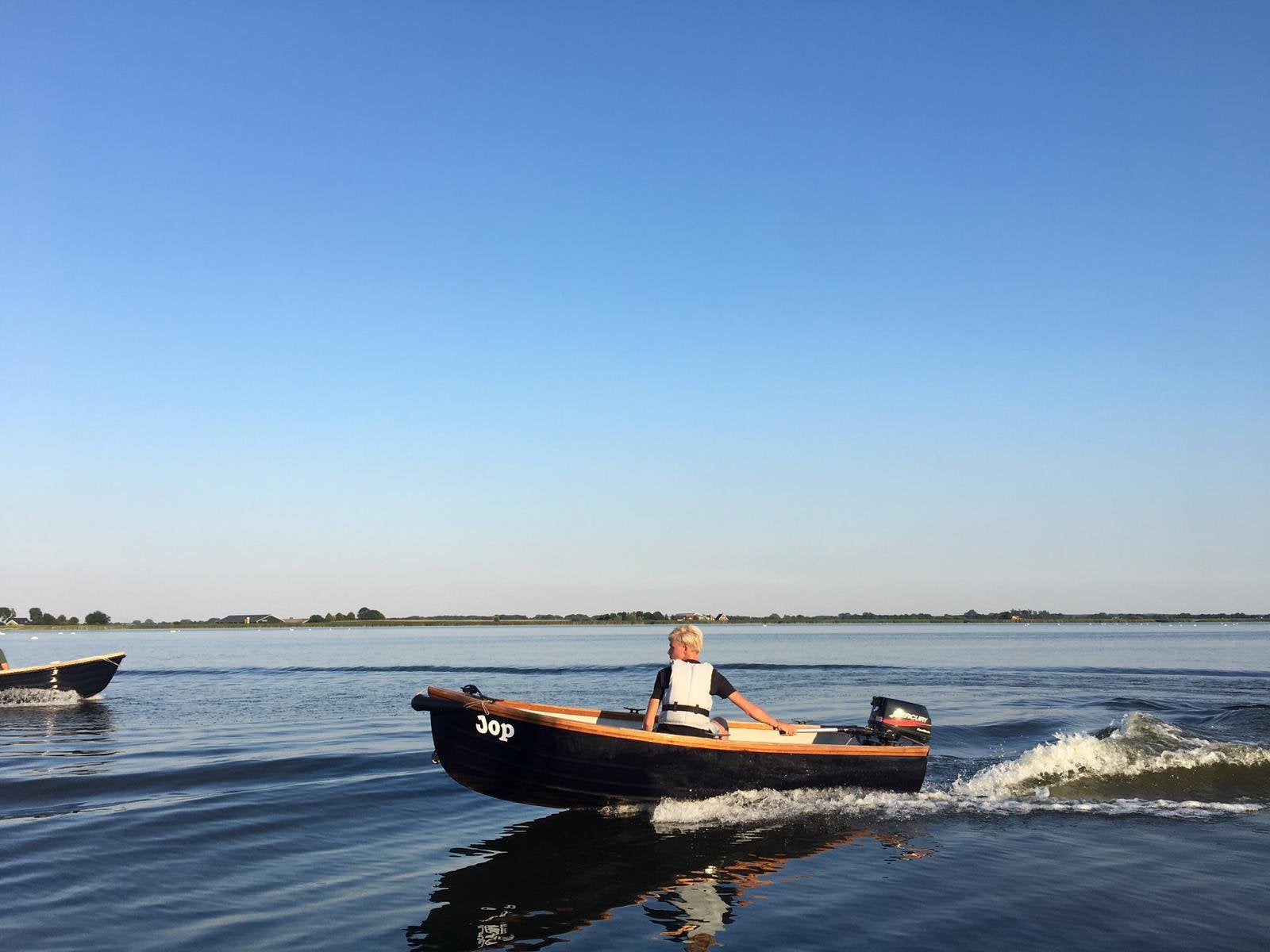 Polyester motorboot with 320, Watersport en Boten, Ophalen, Zo goed als nieuw, Motorboot