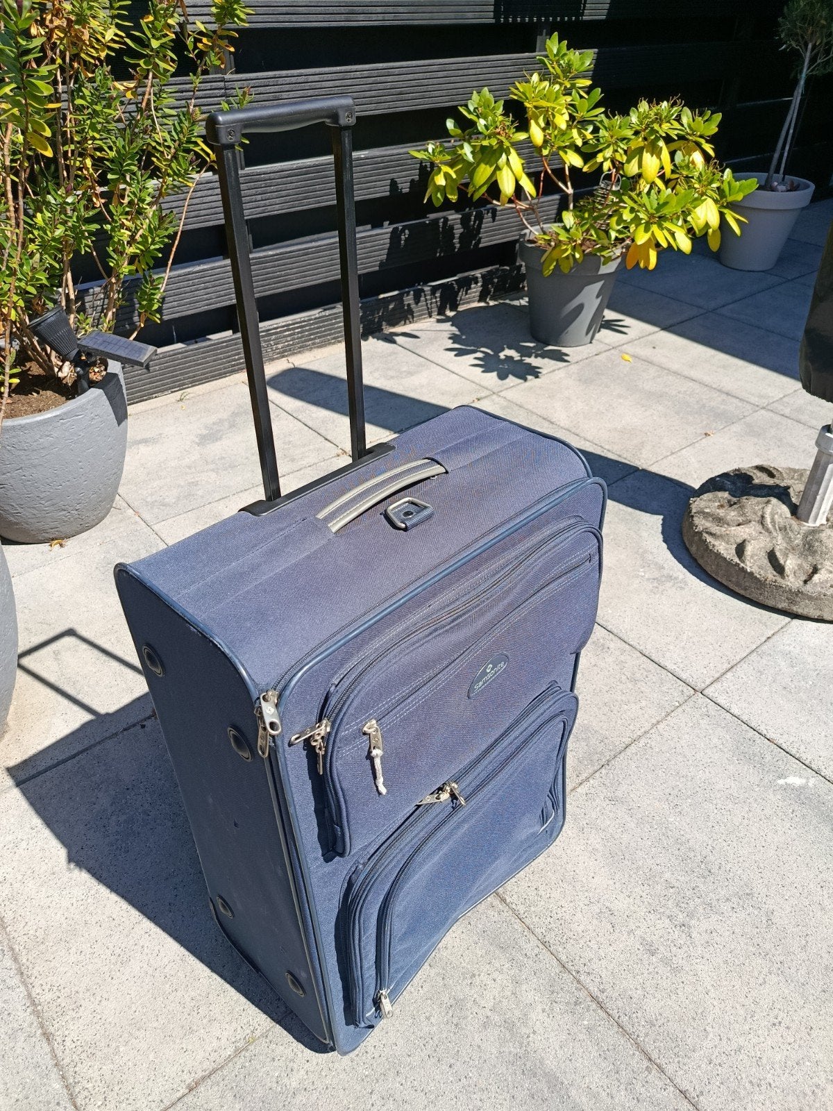 Samsonite reiskoffer 70x47x23 cm, 75 liter, blauw, Ophalen, 40 tot 60 cm, Wieltjes, Gebruikt