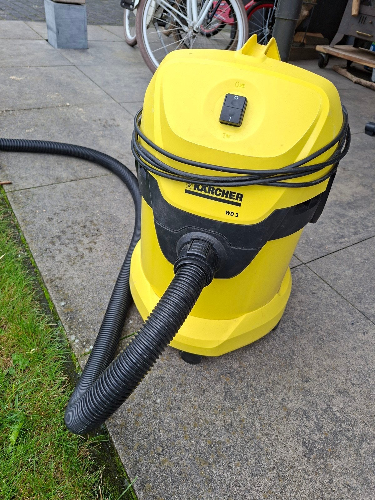 Kärcher WD3 Water en Bouwstofzuiger - Zo goed als nieuw, Witgoed en Apparatuur, Stofzak, Inclusief accessoires, Kärcher, Ophalen of Verzenden