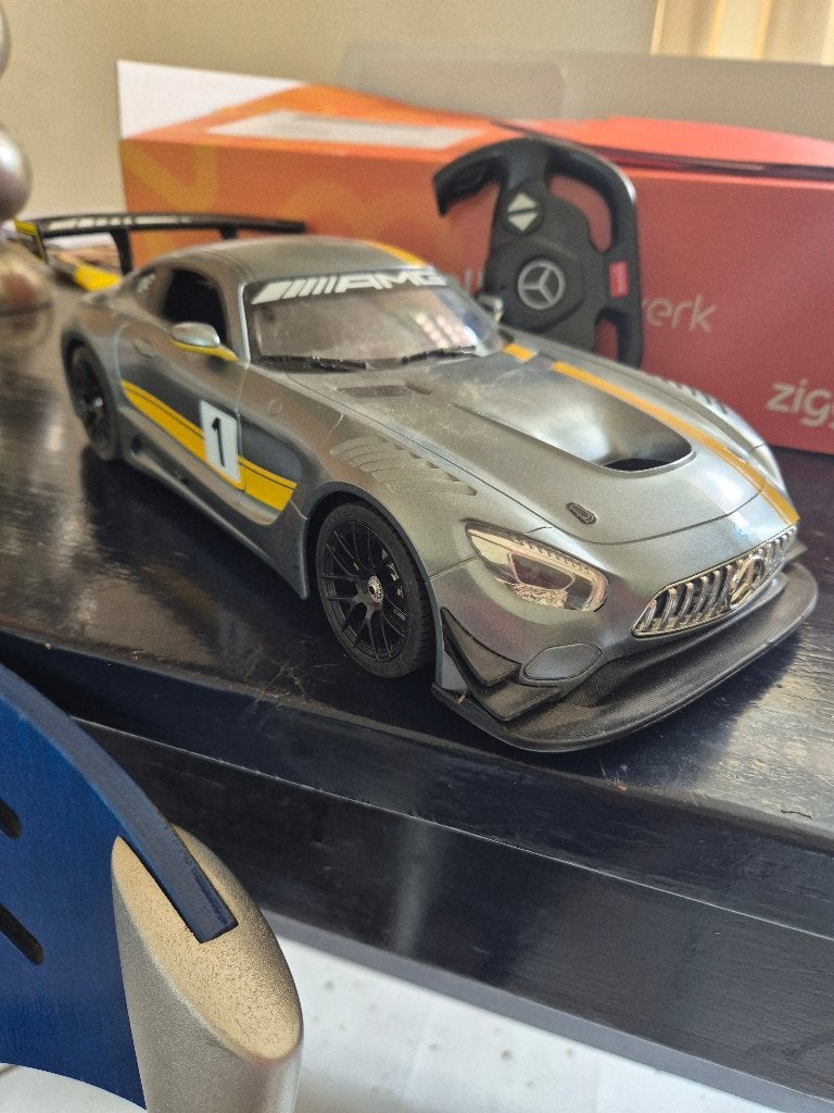 Rastar Mercedes AMG-3 GT-3, Ophalen of Verzenden, Zo goed als nieuw, Auto, Overige merken