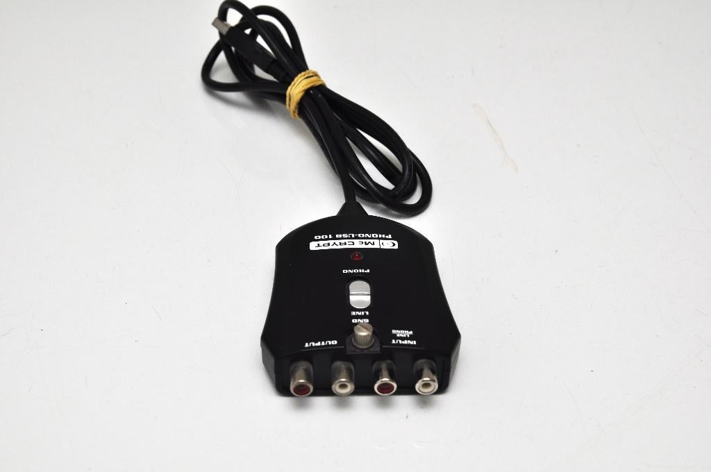 Mc CRYPT PHONO-USB 100, Ophalen of Verzenden, Gebruikt, Platenspeler-onderdeel, Overige merken