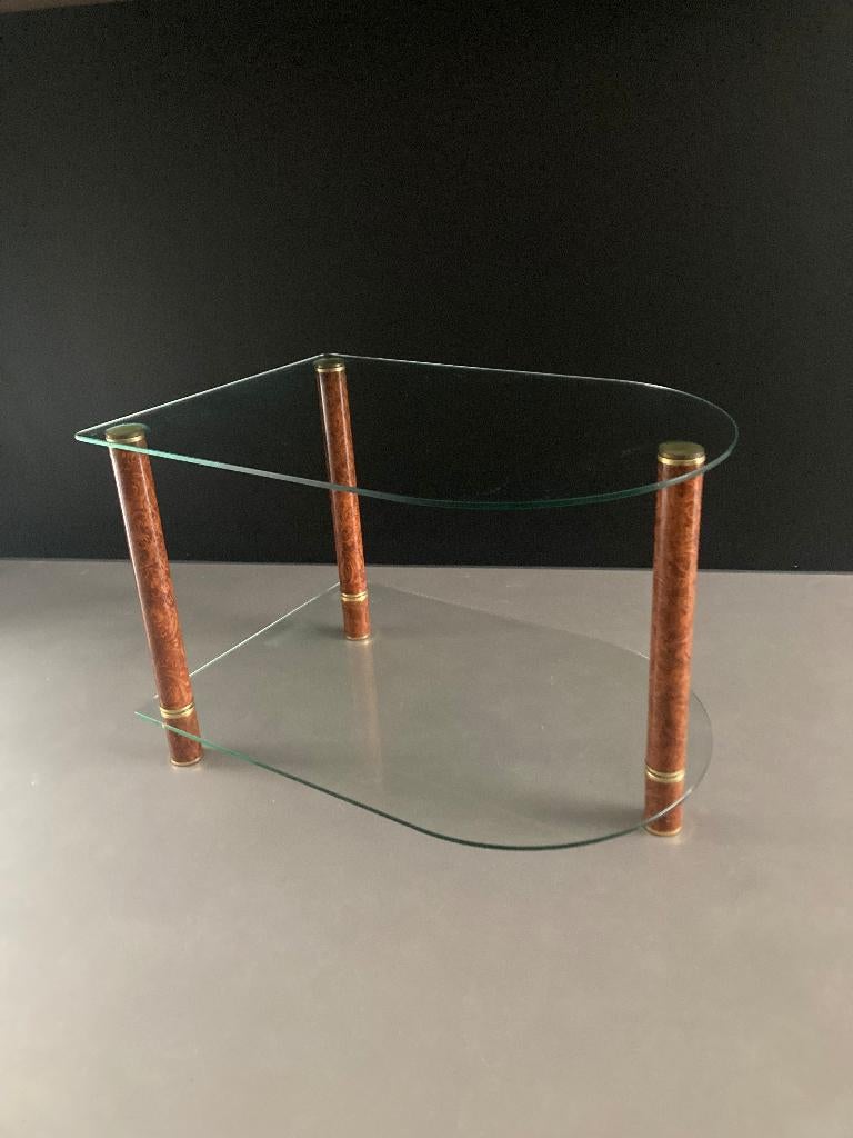 Italian Hollywood Regency side table, Huis en Inrichting, Tafels | Bijzettafels, Ophalen, Minder dan 45 cm, Minder dan 55 cm, Gebruikt