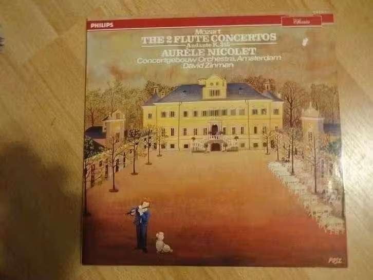 LP Mozart , Nicolet The 2 Flute Concertos Andante K.315, LP, Mozart, Ophalen of Verzenden, Zo goed als nieuw