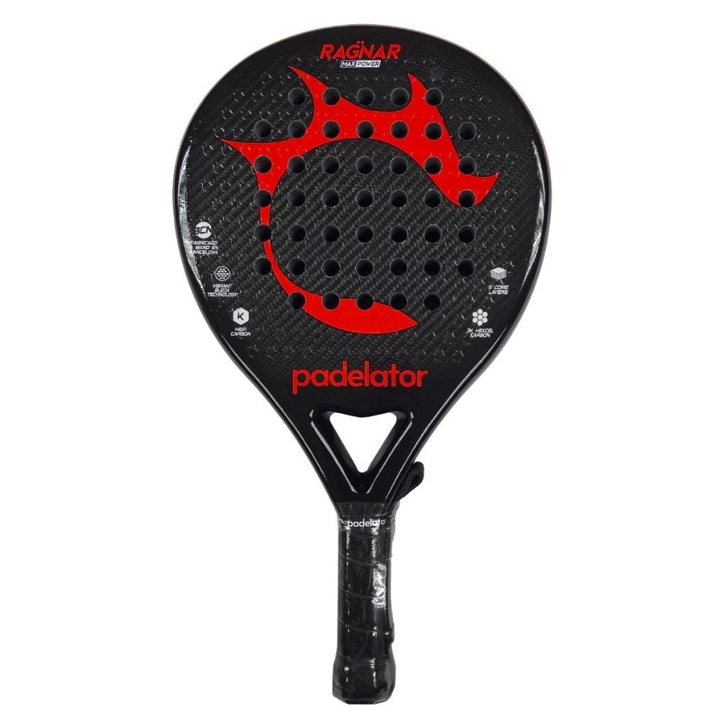 Padelator Rägnar Red | 3K Carbon | Handmade Barcelona, Ophalen of Verzenden, Nieuw, Padelracket