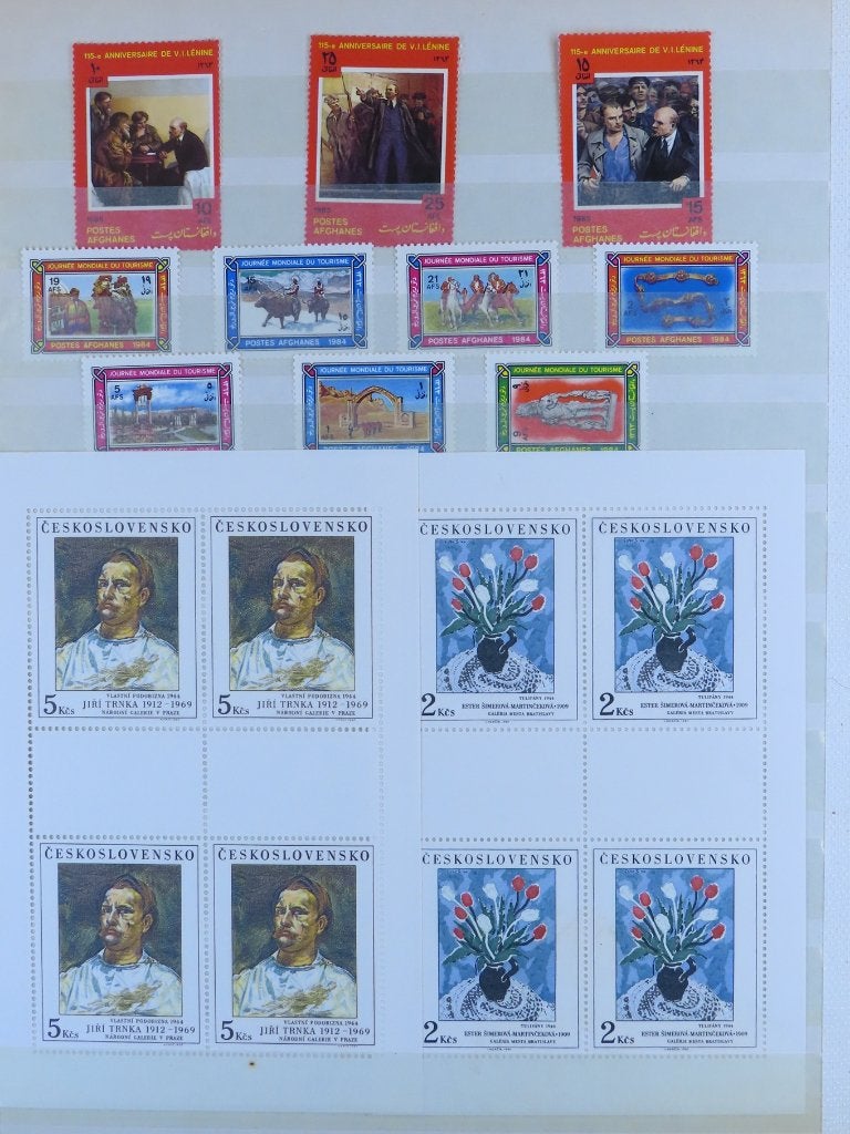 POSTFRIS WERELD - leuke VARIATIE - veel series (B285) - 2/2, Ophalen of Verzenden, Buitenland