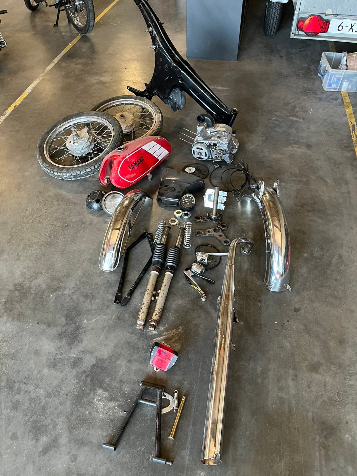 Yamaha fs1/ 3e9 project, Ophalen, Gebruikt, Frame, Yamaha